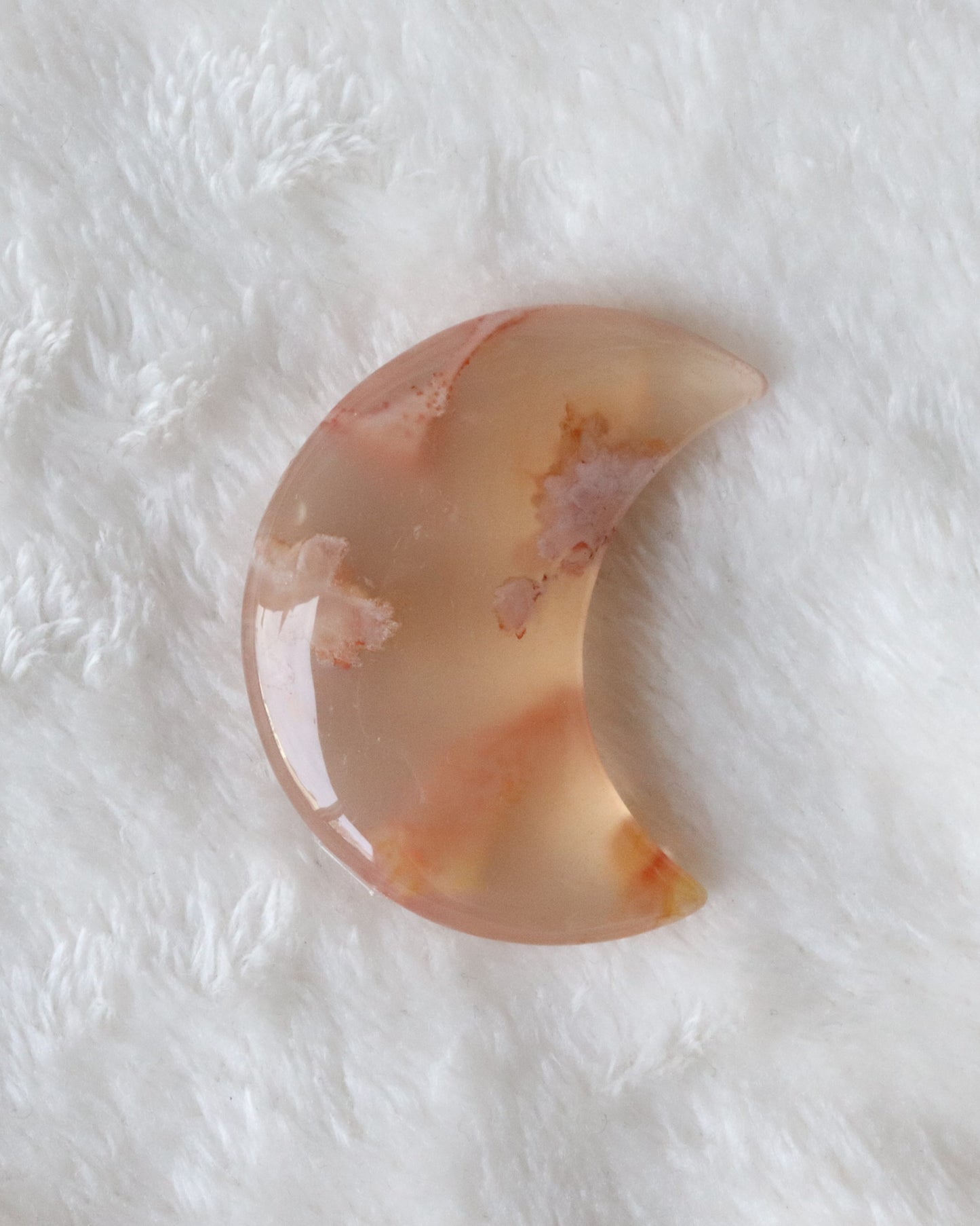 Flower agate moon