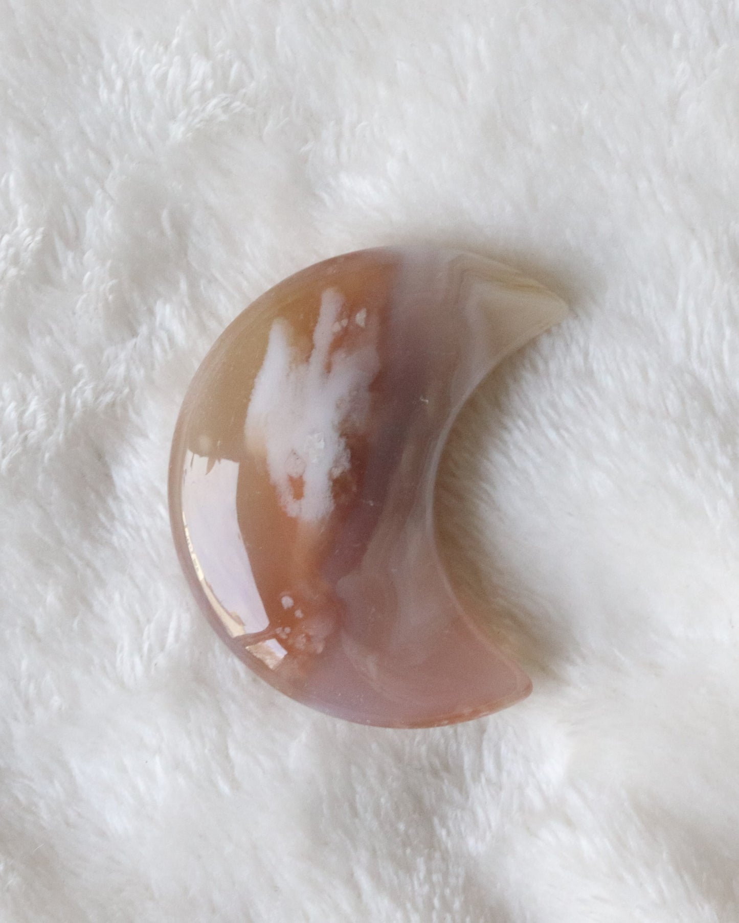 Flower agate moon
