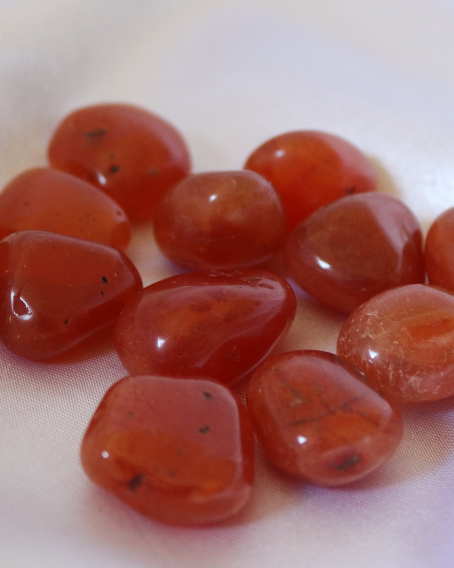 Carnelian tumblestone