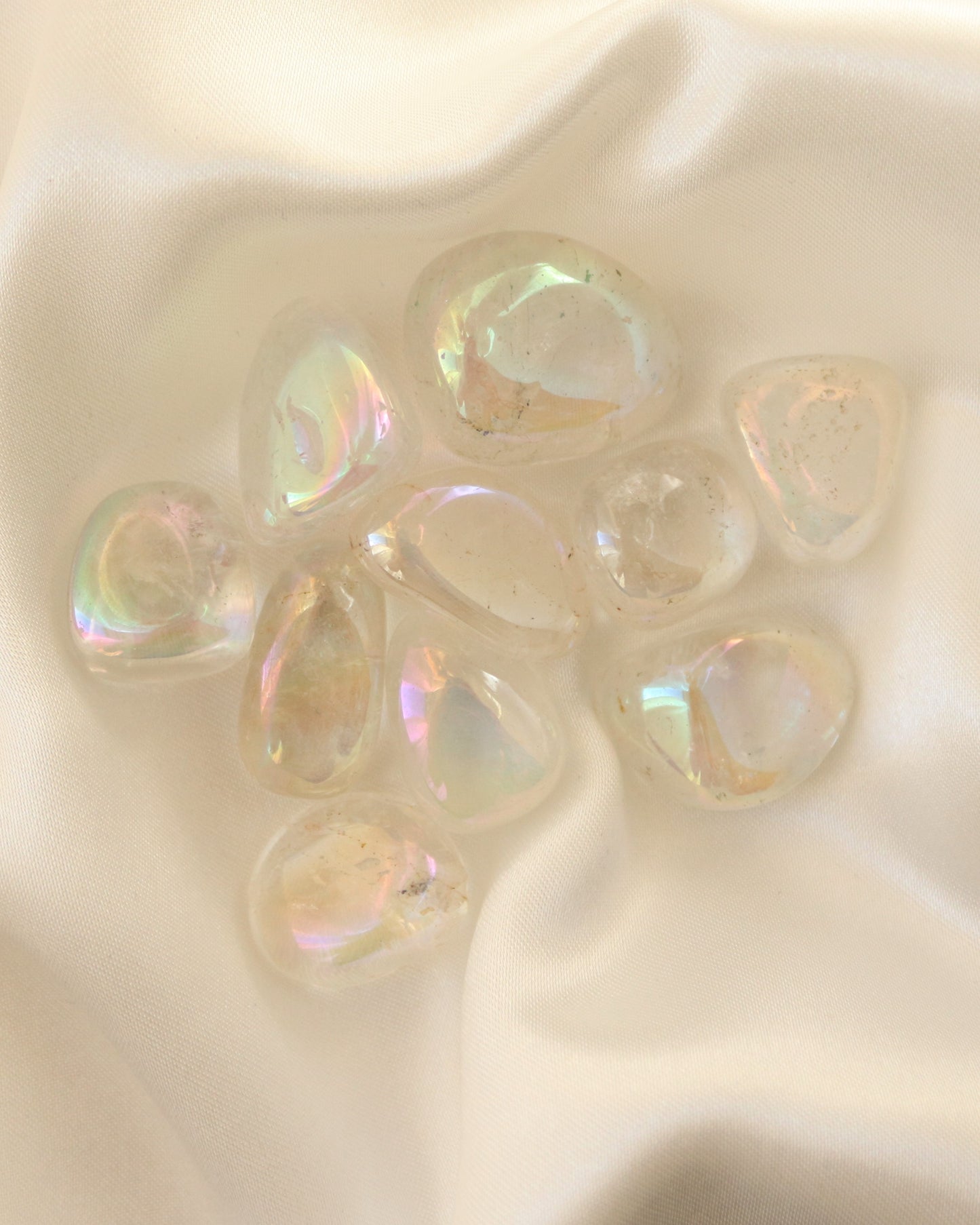 Angel aura quartz tumblestone