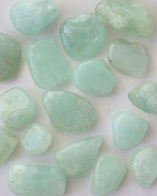 Aquamarine tumblestone